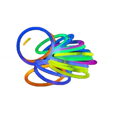 Des bracelets fluorescents liquides en PE non toxiques de 8 pouces pour décoration de Noël