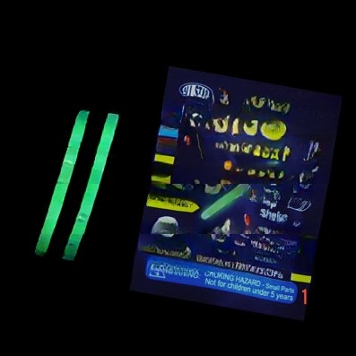 1Un bâton de pêche à la nuit brillante. Essentiel pour les bas de Noël.