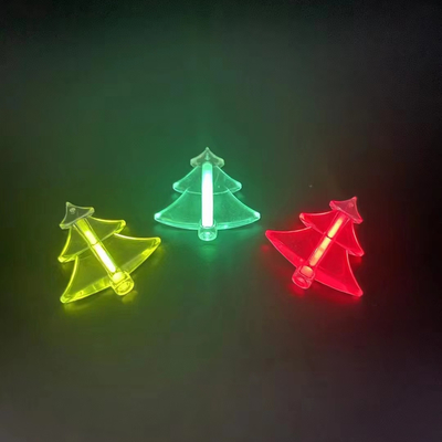 Forme d'arbre de Noël avec 8-12 heures de temps de lumière dans le rouge et les couleurs multiples