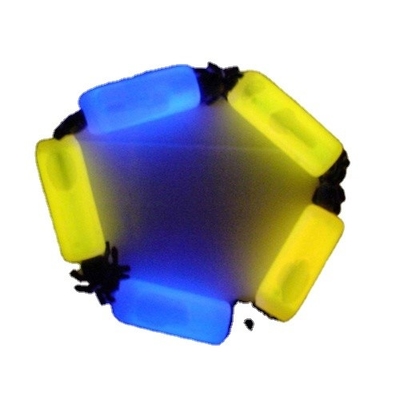 Bracelet de perles de lumière chimique pour unisexe en couleurs variées lors des fournitures du festival 2022